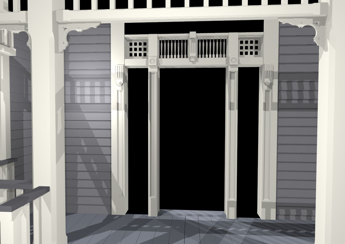 [ADAM R. JONES DRAWING - VIRTUAL MUNSTER MANSION]