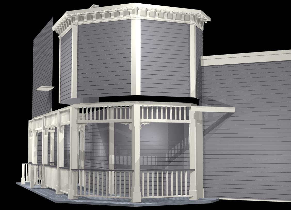 [ADAM R. JONES DRAWING - VIRTUAL MUNSTER MANSION]