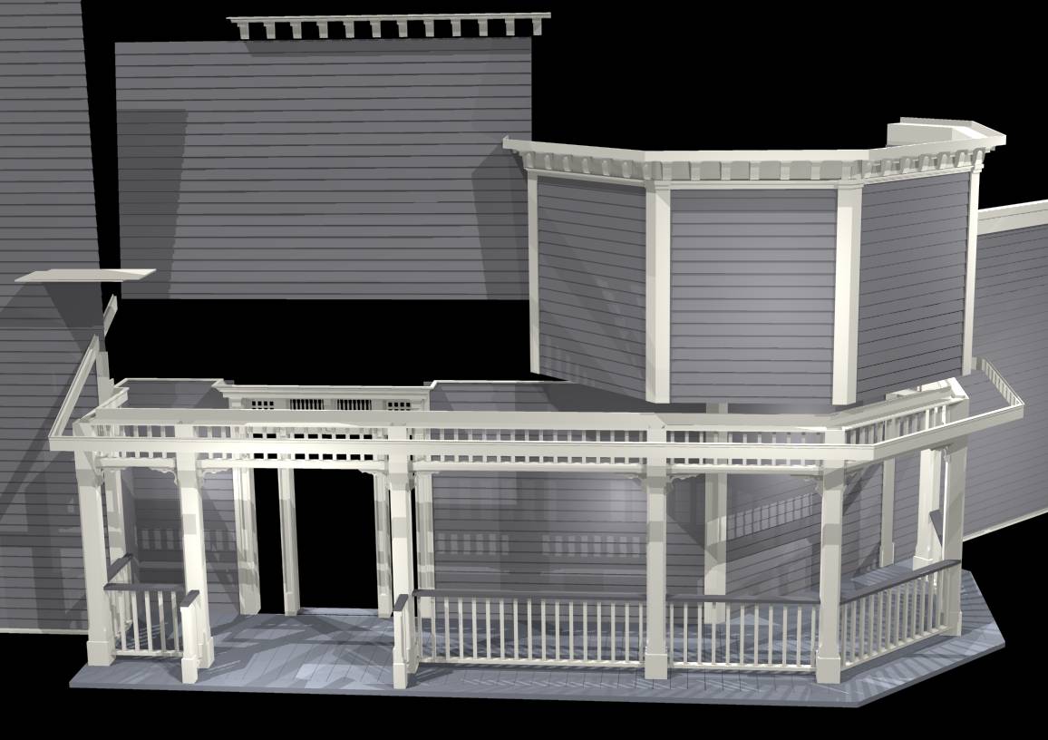 [ADAM R. JONES DRAWING - VIRTUAL MUNSTER MANSION]