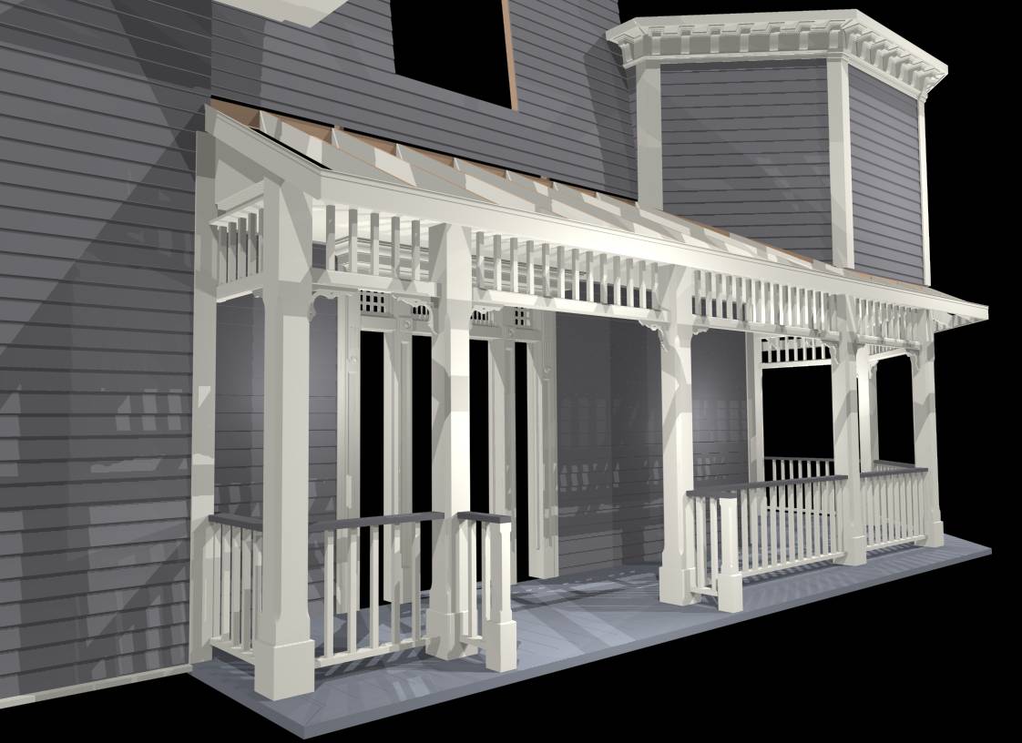[ADAM R. JONES DRAWING - VIRTUAL MUNSTER MANSION]
