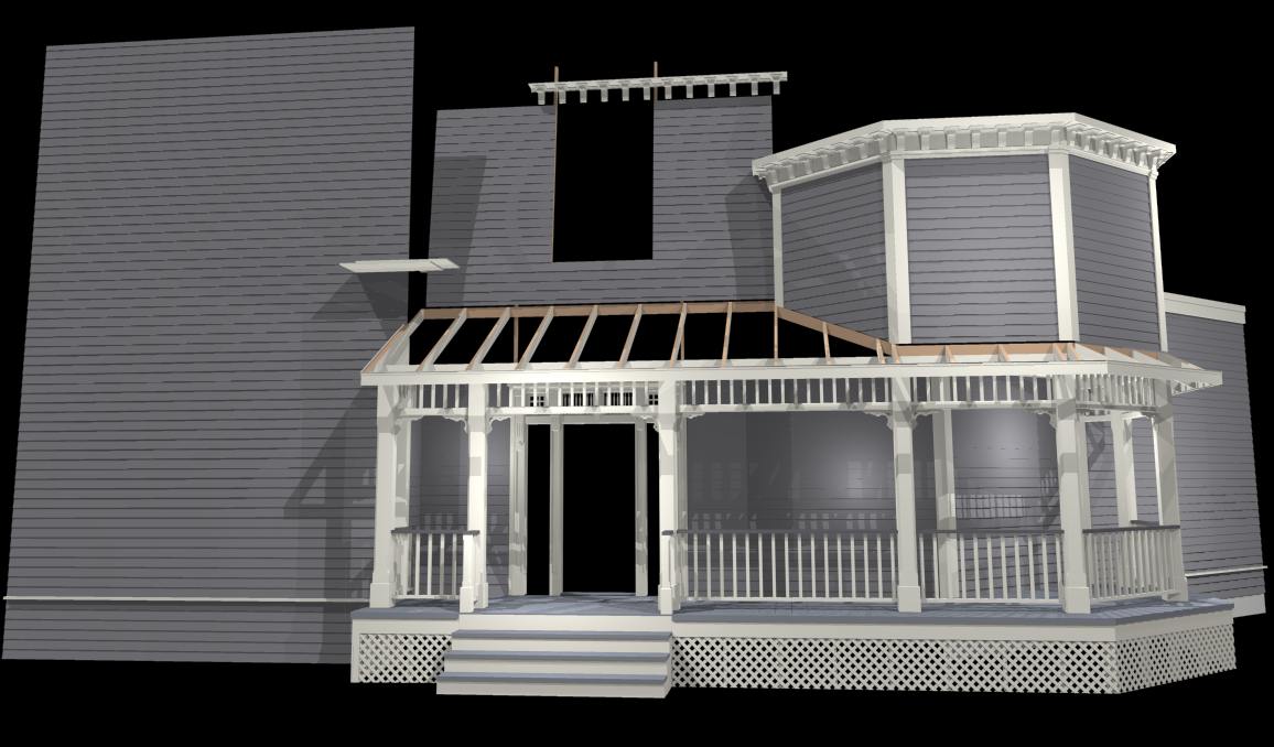 [ADAM R. JONES DRAWING - VIRTUAL MUNSTER MANSION]