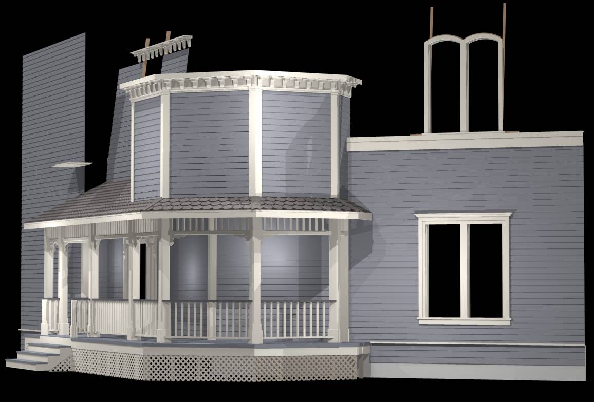 [ADAM R. JONES DRAWING - VIRTUAL MUNSTER MANSION]