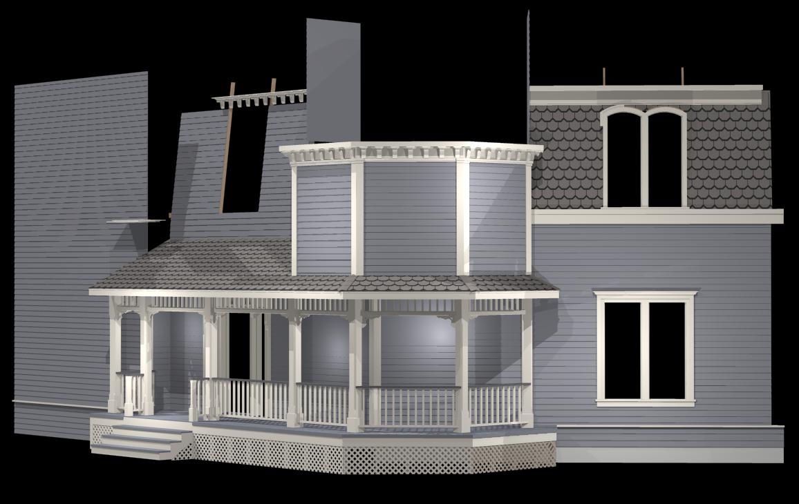 [ADAM R. JONES DRAWING - VIRTUAL MUNSTER MANSION]