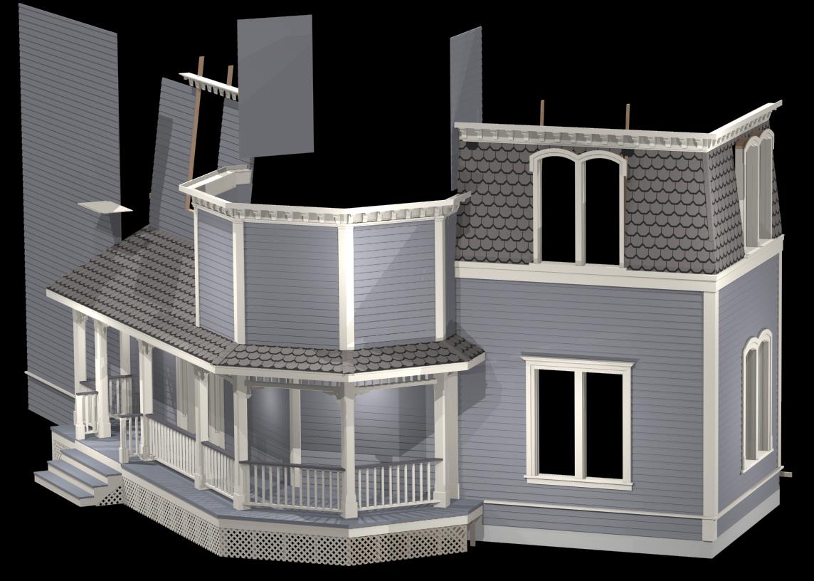 [ADAM R. JONES DRAWING - VIRTUAL MUNSTER MANSION]