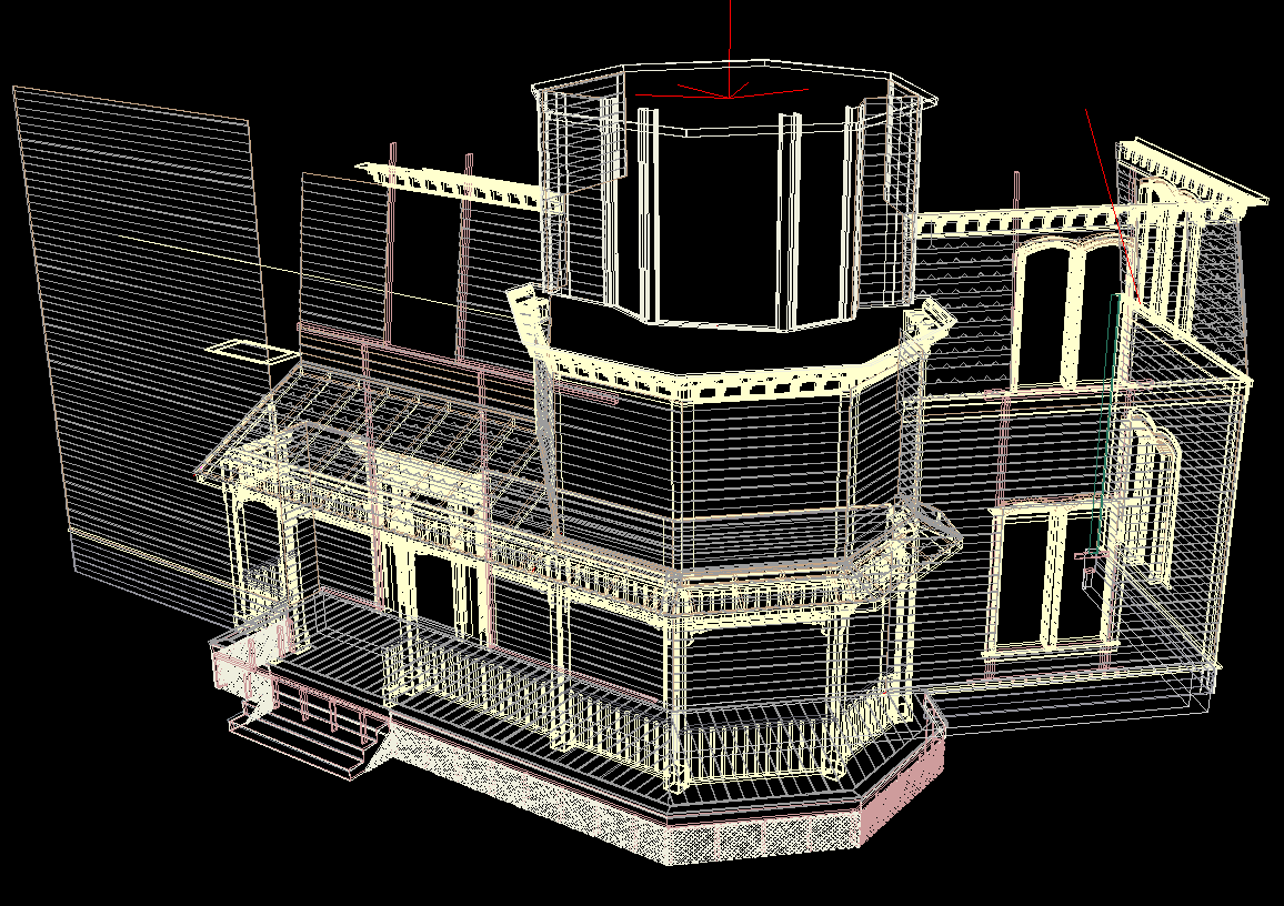 [ADAM R. JONES DRAWING - VIRTUAL MUNSTER MANSION]