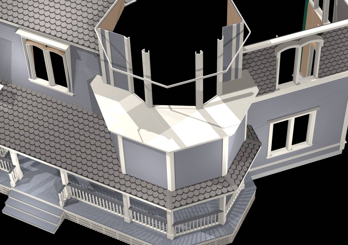 [ADAM R. JONES DRAWING - VIRTUAL MUNSTER MANSION]