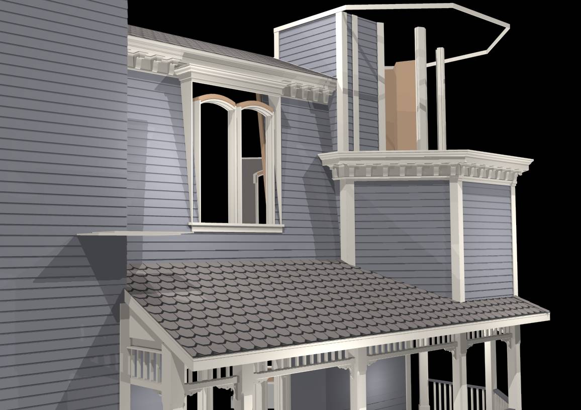 [ADAM R. JONES DRAWING - VIRTUAL MUNSTER MANSION]