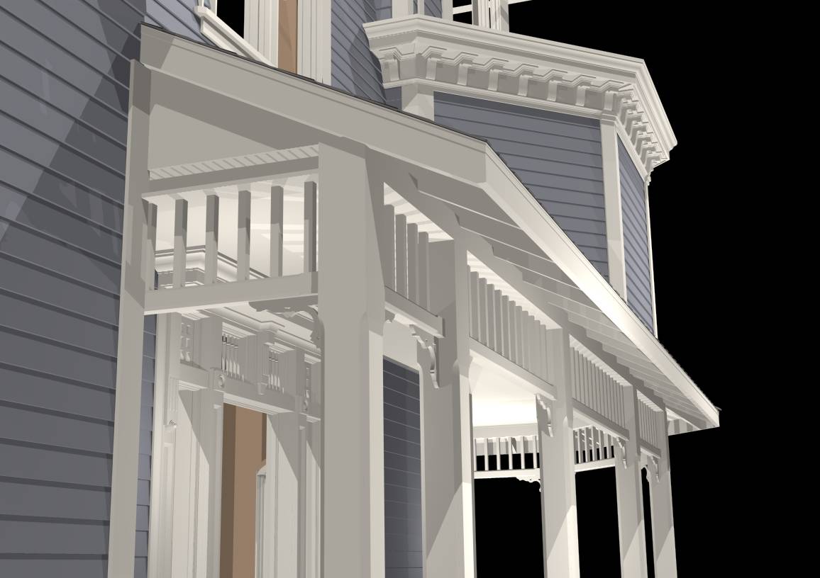 [ADAM R. JONES DRAWING - VIRTUAL MUNSTER MANSION]