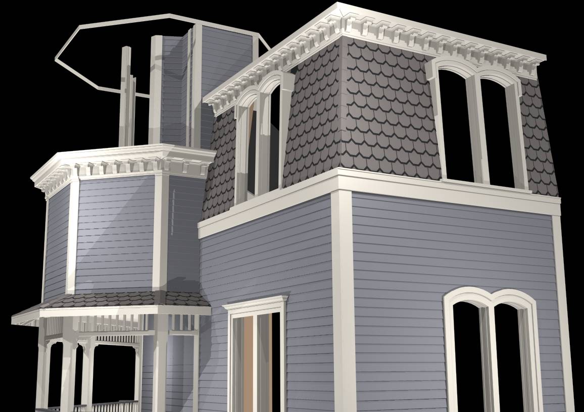 [ADAM R. JONES DRAWING - VIRTUAL MUNSTER MANSION]