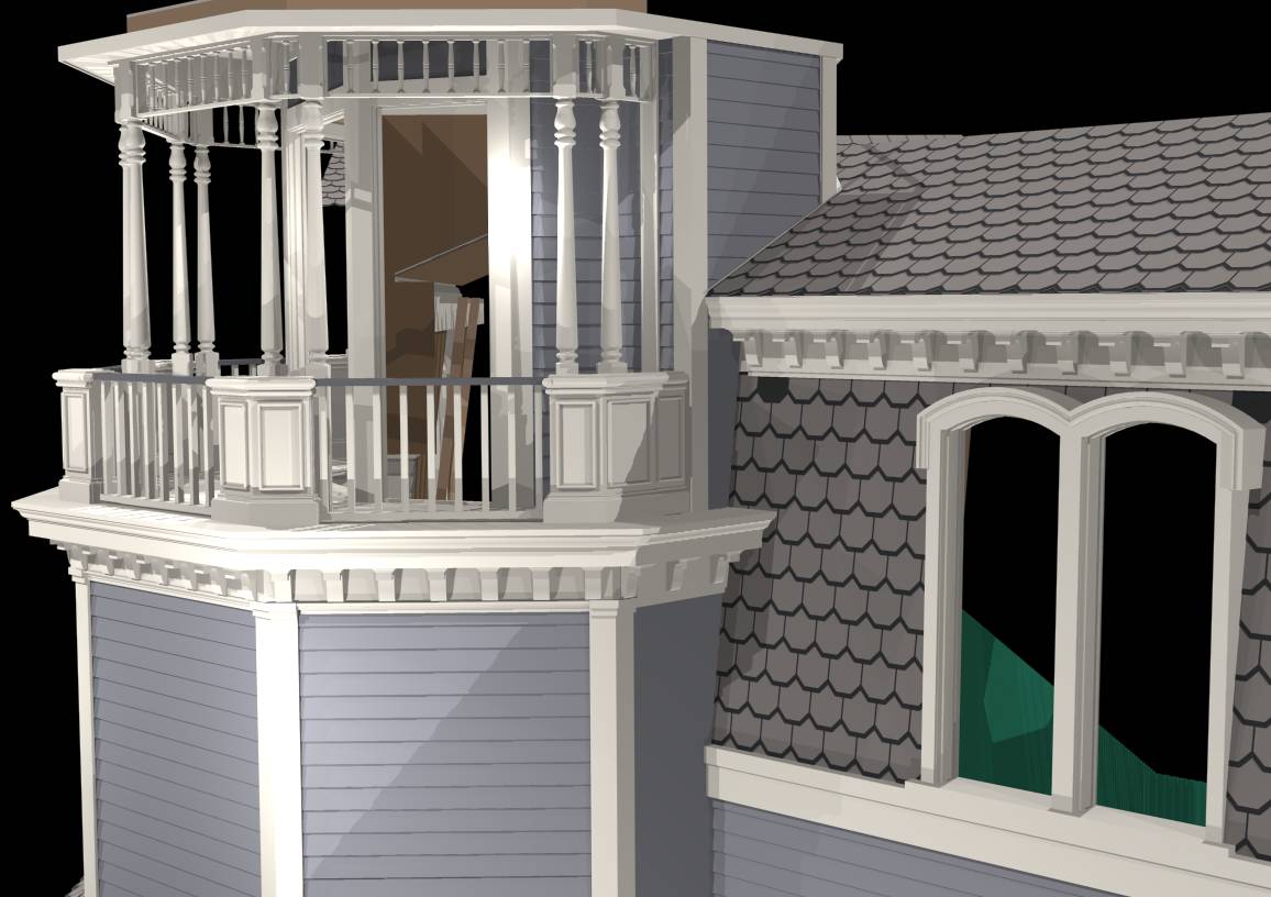 [ADAM R. JONES DRAWING - VIRTUAL MUNSTER MANSION]