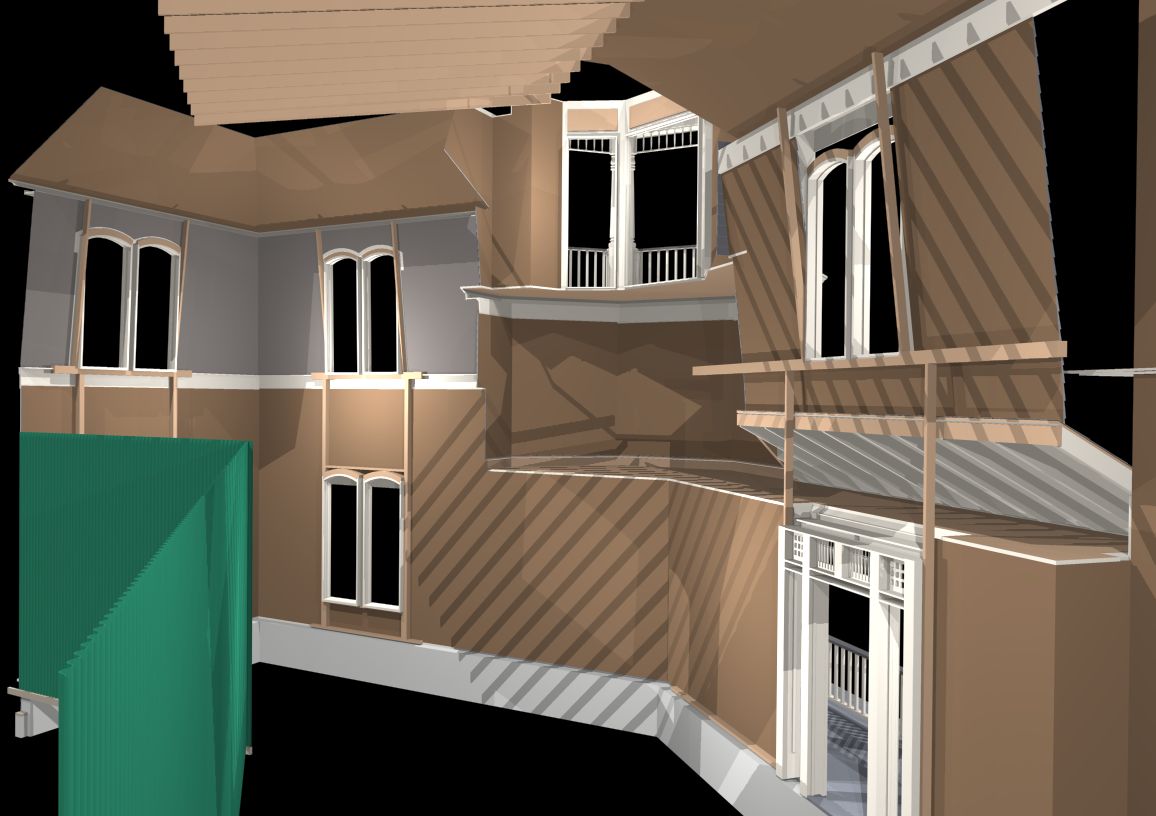 [ADAM R. JONES DRAWING - VIRTUAL MUNSTER MANSION]
