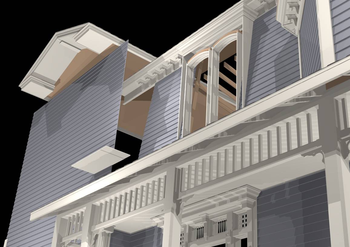 [ADAM R. JONES DRAWING - VIRTUAL MUNSTER MANSION]