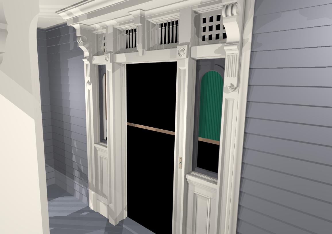 [ADAM R. JONES DRAWING - VIRTUAL MUNSTER MANSION]