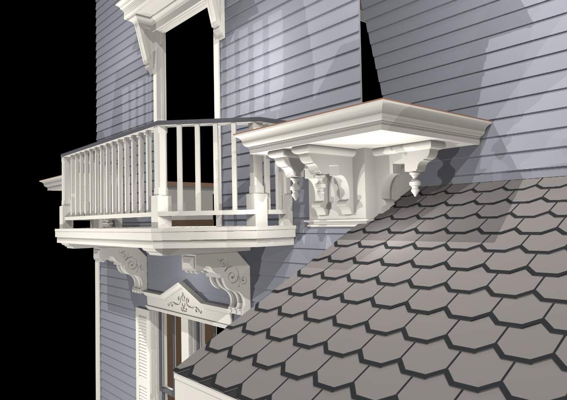 [ADAM R. JONES DRAWING - VIRTUAL MUNSTER MANSION]