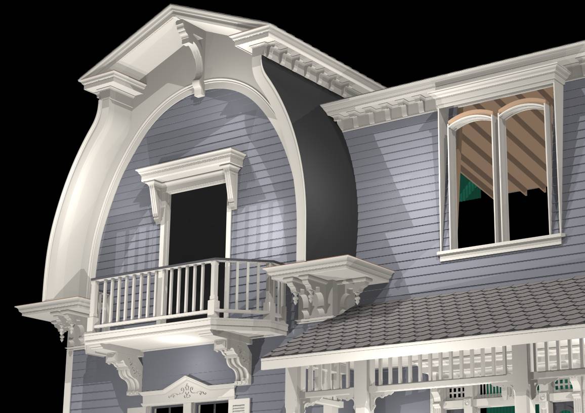 [ADAM R. JONES DRAWING - VIRTUAL MUNSTER MANSION]