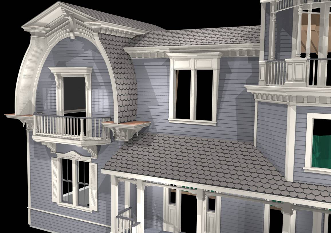 [ADAM R. JONES DRAWING - VIRTUAL MUNSTER MANSION]