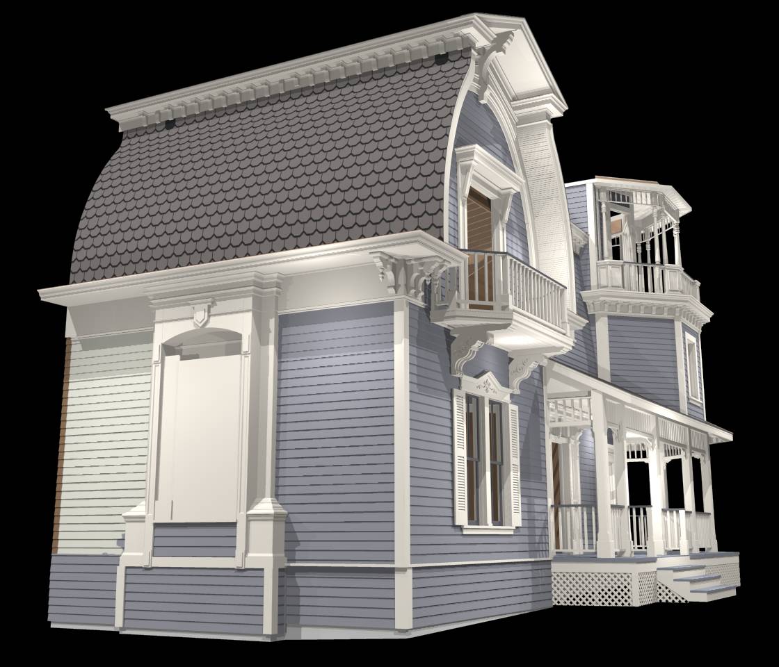 [ADAM R. JONES DRAWING - VIRTUAL MUNSTER MANSION]