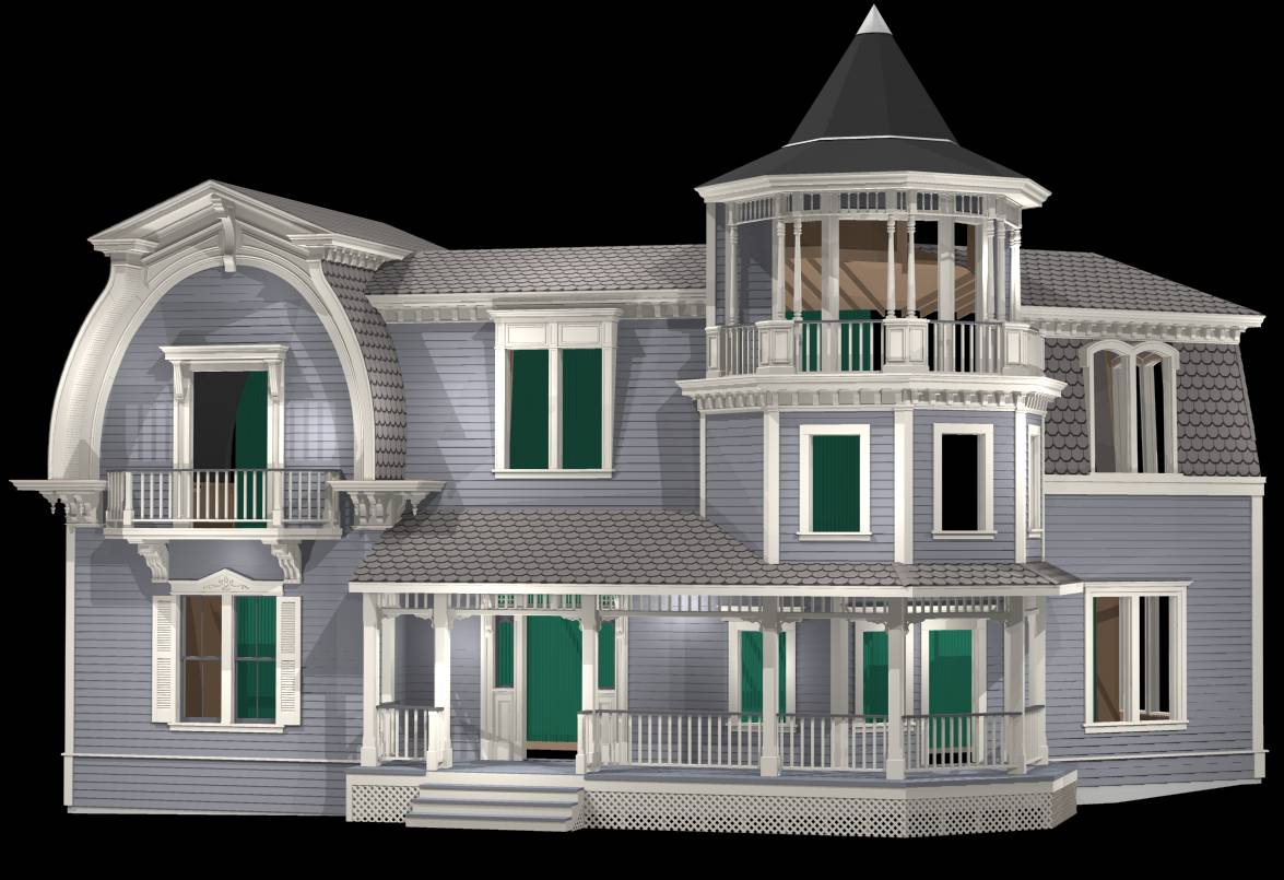 [ADAM R. JONES DRAWING - VIRTUAL MUNSTER MANSION]