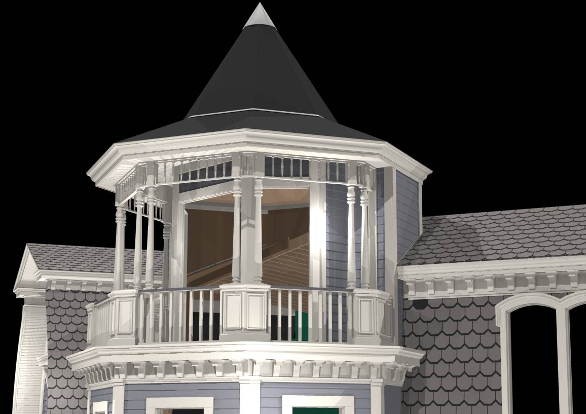 [ADAM R. JONES DRAWING - VIRTUAL MUNSTER MANSION]