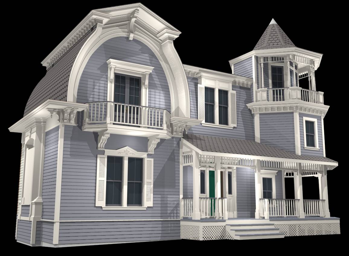 [ADAM R. JONES DRAWING - VIRTUAL MUNSTER MANSION]