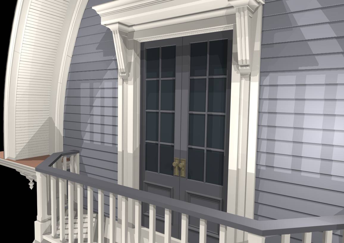 [ADAM R. JONES DRAWING - VIRTUAL MUNSTER MANSION]